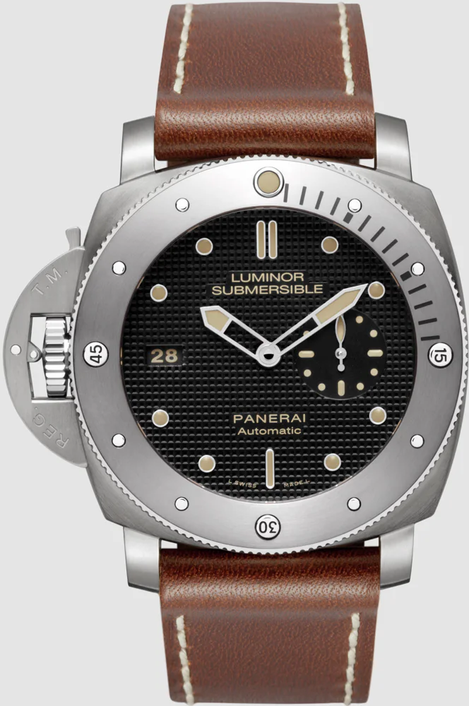 Panerai LUMINOR 1950 SPECIAL EDITIONS 2014 SUBMERSIBLE LEFT-HANDED 3 DAYS AUTOMATIC TITANIUM